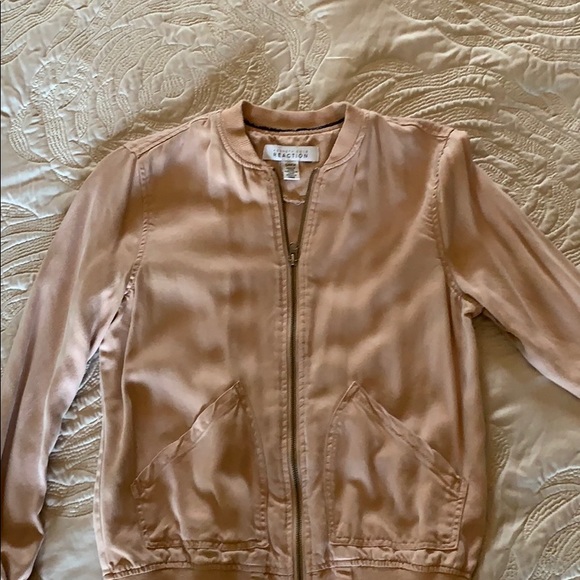 Kenneth Cole Reaction Jackets & Blazers - Blush colored bomber  jacket